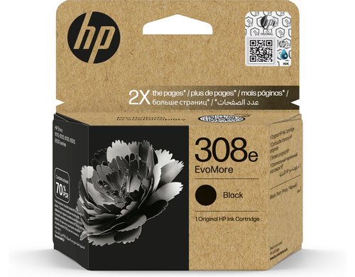 HP Tinte Nr. 308e - Black (7FP22UE) Seitenkapazität ~ 320 Seiten