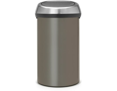 Brabantia Toucheimer Touch Bin 60 Liter, Platinum