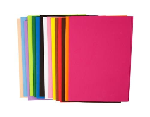 Creativ Company Moosgummi A4 Blatt 210x297 mm Dicke 2 mm 30 Bl.