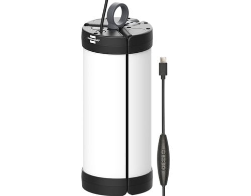 Brennenstuhl LED Vorzeltleuchte VL 500 550lm, IP54, 5m USB Typ C/C