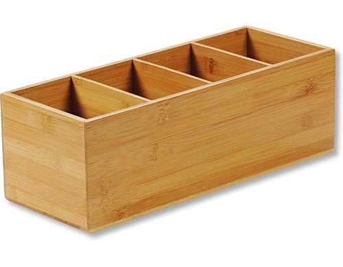 Kesper Besteckkasten Bambus, B 35 x H 12 x T 14 cm
