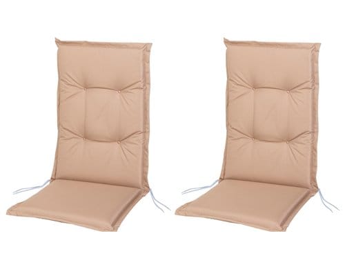 COCON Hochlehner beige Kit 120x50x5.5cm 2er Set