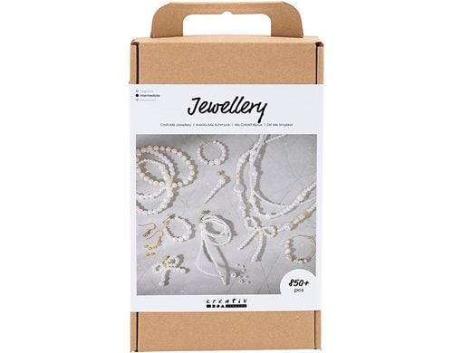 Creativ Company  Bastelset Schmuck Klassische Perlen, inkl. Anleitung
