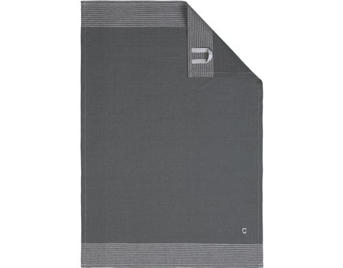 Cawö Geschirrtuch Two Tone 50x70cm, Schiefer