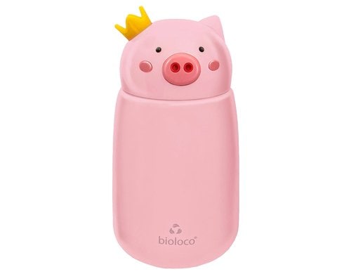 bioloco Thermos Kinderflasche - Piglet 320ml , Edelstahl