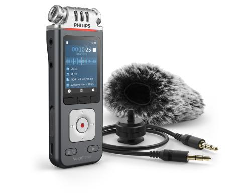 Philips VoiceTracer DVT7110 Digitales Diktiergerät für Videos