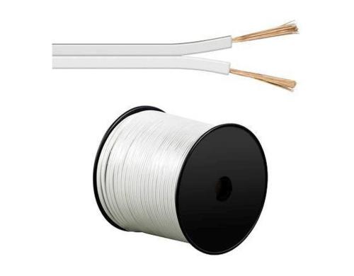 Lautsprecherkabel 4mm² Weiss OFC 15m