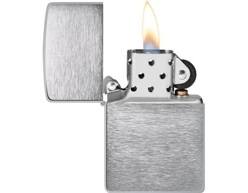 200 Chrome Brushed Zippo Chrom gebürstet