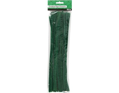 Creativ Company Chenilledraht 6 mm 50 Stück, Länge: 30 cm, grün