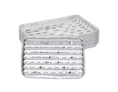 relaxdays Grillschale Alu 25er Set, 3 x 34 x 22 cm
