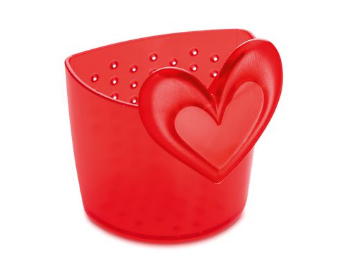 Koziol Teesieb SUSI Himbeer rot Kunststoff, Grösse 6.5x6.7x7.8cm