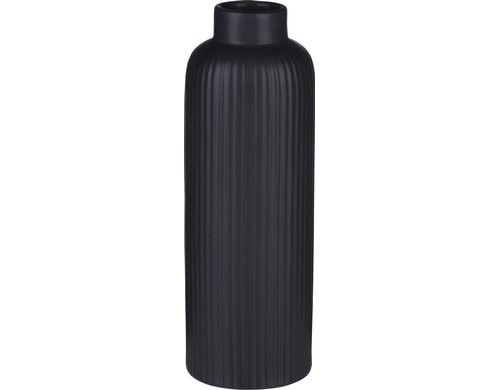 Arti Casa Vase Schwarz 8x23.2 cm (DxH)