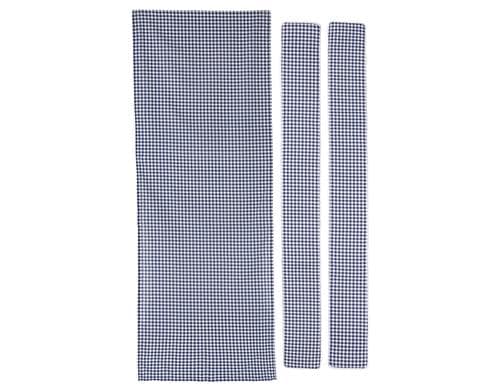 COCON 3tlg. Festz.Garn. blau/weiss