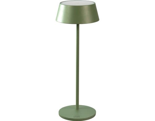 Konstsmide Menton USB-Tischleuchte Mintgrün LED 2200/2700K, Dimmbar / IP54