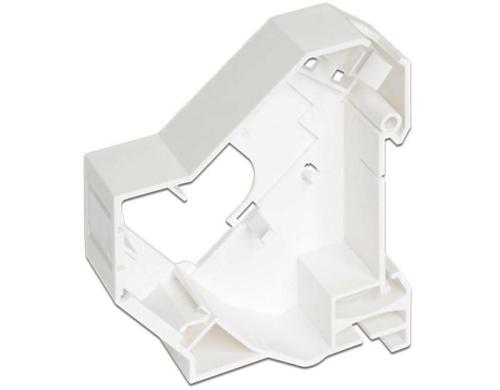 Delock Keystone Halterung Gehäuse 1 Port, Kaskadierbar, ohne Erdung