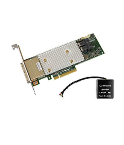 Adaptec SmartRAID 3154-8i16e. PCI-Ex8 Kontr 24 Port SAS3 RAID, 4 xSFF-8643 , 2x8644