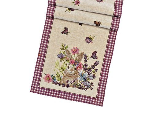 G.Wurm Tischläufer Hase 183x33cm