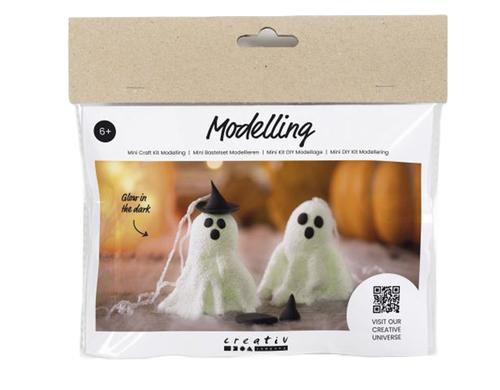 Creativ Company  Bastelset Halloween Geist, 12 Stück
