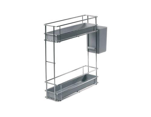 Müllex Putzmittel-Vollauszug Ökonom m. Rollenbehälter BxHxT:115x410x430 mm