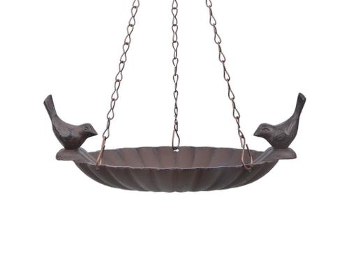 Esschert Design Vogeltränke hängend L 14,7 x B 20,9 x H 7,8 cm