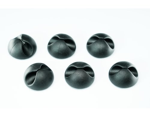 Beans black 6 Stück Ø 29mm, H=15mm, schwarz