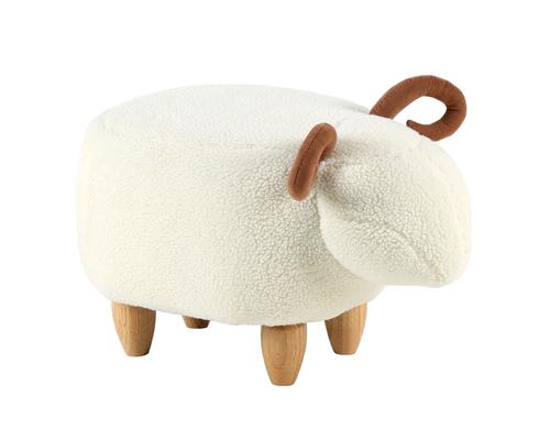 zoosy Hocker Schaf weiss 63x34x37cm