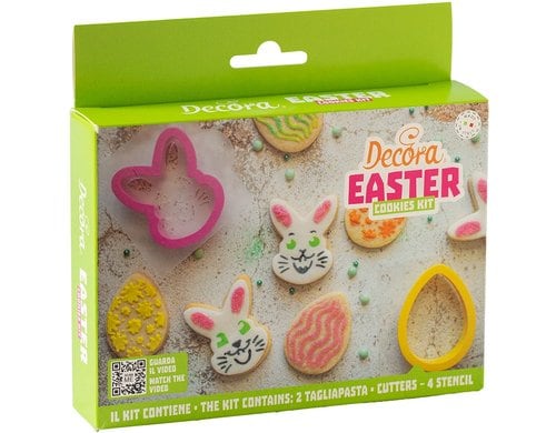 Decora Ausstechformen Schablonen Set 4-teilig, Hase & Ei