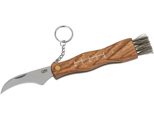 CJH Pilzmesser mit Bürste & Nylon-Etui Klingenlänge: 7 cm