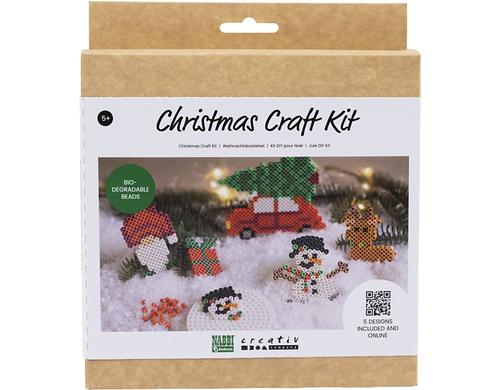 Creativ Company Bastelset Bügelperlen Bio Für 5 schöne Weihnachtsmotibe