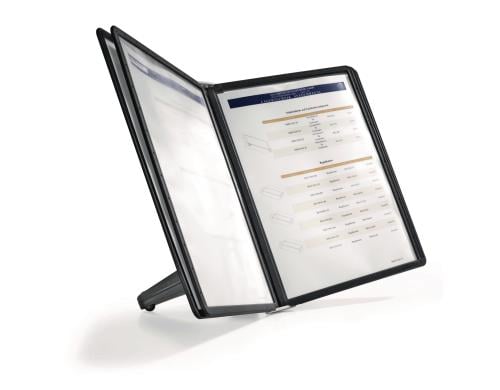 Durable Sherpa Sichttafelsysteme mit 5 Sichttafeln, Tischständer