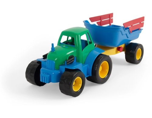CLASSIC RECYCELTER TRAKTOR M/ANHÄNGER PLASTRÄDER