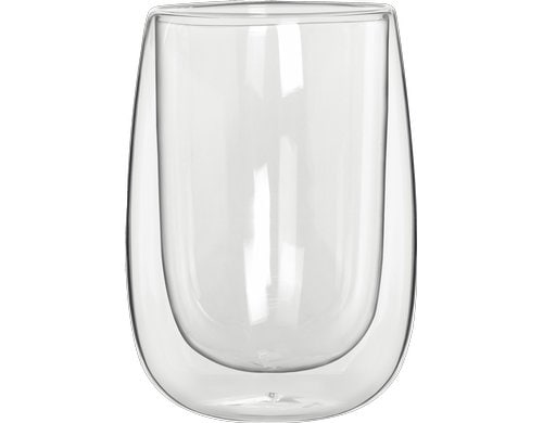 Bialetti Becher VERONA 450 Set 2 Stk12,5 h x 8,5cm,doppelwandiges Glas
