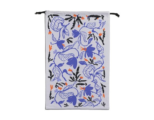 ChicMic Wäschesack - black fern 40x60cm,  100% Bio Baumwolle