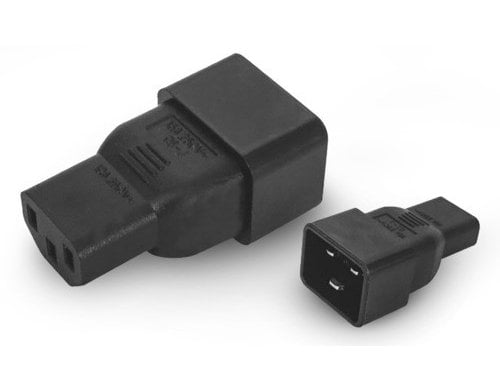 Alpha Elettronica Netzadapter C13 - C20 gerade, C13 Buchse, C20 Stecker