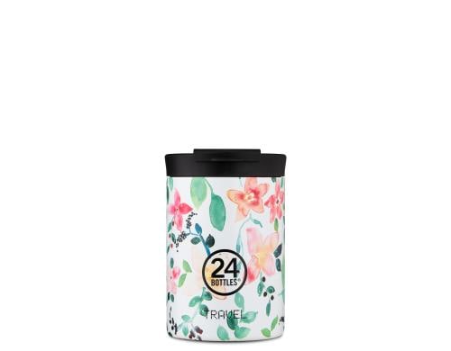 24Bottles Travel Tumbler 350ml Little Buds Volumen: 350ml, doppelwandig Edelstahl
