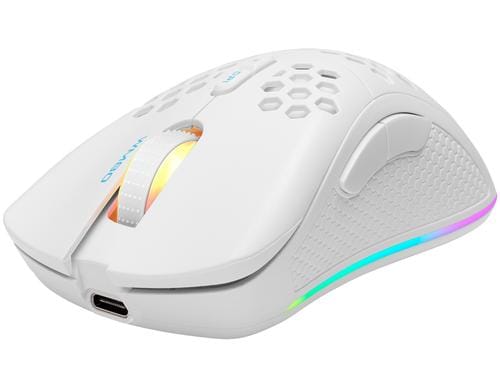 Deltaco Gaming Mouse Wireless WM80 RGB white