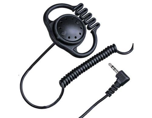 Albrecht OH-2B, flexibler Ohrhörer 2,5 mm Mono Winkelstecker