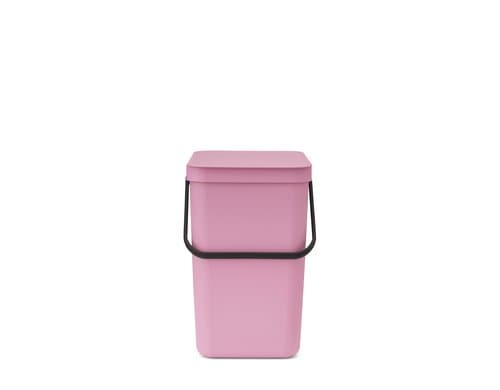 Brabantia Sort & Go Recyclingbehälter Inhalt 25 Liter, Lilac Pink