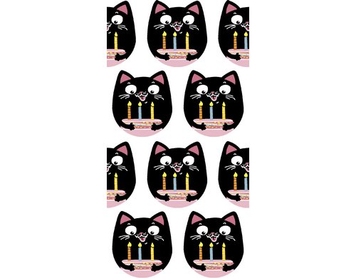Paper + Design Taschentücher Party Cat 1 Päckchen à 10 Taschentücher