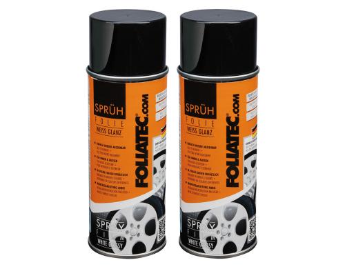 Foliatec Sprühfolie Doppelpack schwarz matt