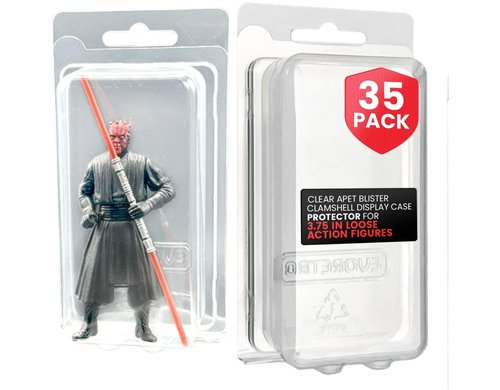 Clamshell PET Gehäuse 35er-Pack Actionfiguren XL