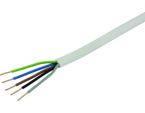 Installationskabel TT 5x 1.5mm2 100m weiss