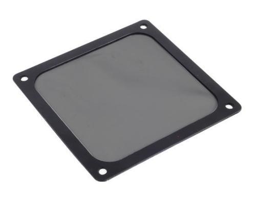 SilverStone SST-FF123B, Lüfterfilter 12cm schwarz, Befestigung über Magnetkontakt