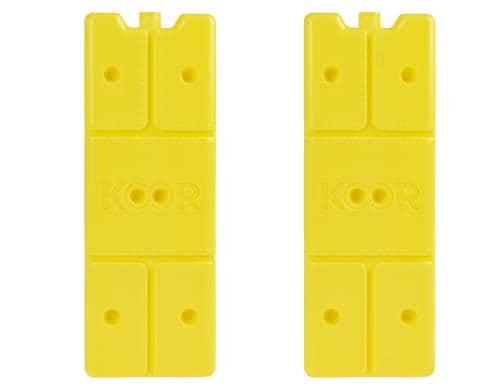 KOOR Kühlelement Arctico M Duopack Gelb 2x400g, 250x90x20mm