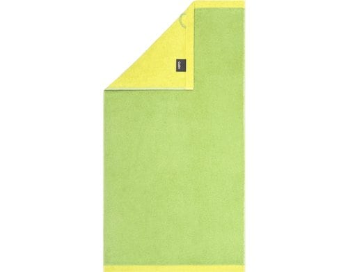 Cawö Duschtuch Lifestyle Splash 70 x 140 cm, Pistazie/Lemon