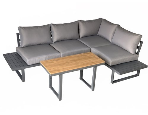 COCON Lounge Montreux hellgrau, 175x78x70cm