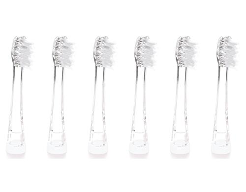 Ailora Ersatzbürstenkopfe weiss 6 Stk. für Kinderzahnbürste Bubble