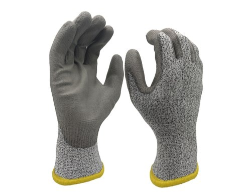 FTM Arbeitshandschuh Grösse 8/M, sz-ws, schnittfest, 12er Set