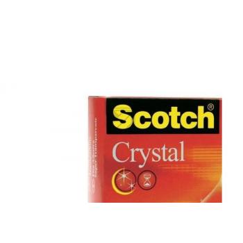 3M Scotch Crystal 19mm x 33m kristallklar 1 Rolle