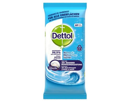 Dettol Allzweck-Reinigungstücher Ozean 60 Tücher